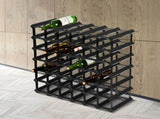 Artiss Wine Rack 42 Bottle Black WINE-RACK-42B-BK