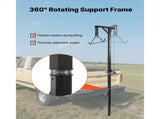 Truck Hitch Game Hoist, 600 lbs Load Capacity, Hunting Deer Hoist with 2-inch Receiver, 360-Degree V952-KCSSLSHL600LDZE1M001V0