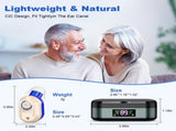 Rechargeable In-the-Ear Hearing Aids with Charging Case and LCD Display Ultra-Compact Sound V1107-CS-HLCHL