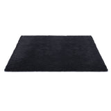 Artiss Floor Rug 200x230cm Plush Area Shaggy Rug Living Room Bedroom Carpet Black FLR-FLU01-200X230-BK
