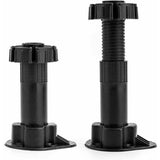 20 Pcs Legs of Furniture Legs of Kitchen Books with 10 Supports of Mounting Extended Range, 100120 V1237-MS-626-140
