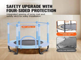 60" Kids Trampoline, 5FT Indoor Outdoor Trampoline, Mini Toddler Recreational Trampolinewith Safety V952-DWYXBC60YCDW6KFK8V0