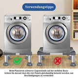 Washing machine base with vibration-damping legs, strong load-bearing, non-slip, practical, 21-24cm V1188-MS-325-0198