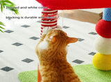 Colorful U-Shaped Cat Tree with Sisal Scratching Posts, Multi-Level Perch & Hanging Ball Toy V888-ELOSUNG48679
