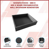 Shower Niche - 360 x 420 x 92mm Prefabricated Wall Bathroom Renovation V63-822021