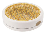 Ceramic Tea Pot Warmer with 11.8cm Gold Gasket Circular Concave Tea Kettle Heating Base for Home V1294-YM0706-3118230212411