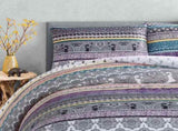 Whimsical Winter Frosty Elegant 3 Pc Comforter & Pillow Cover Set V745-MAB010758AJ3