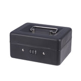 Combination Lock Money Box with Heavy Duty Black 1Pack V1192-AZ-W-30612