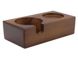 Wooden Coffee Protafilter Stand Holder Coffee Tamper Holder Stand Tamping Station Brown V1294-YM0717-3118220188411