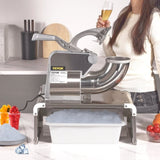 Commercial Ice Shaver Crusher, 661lbs Per Hour Electric Snow Cone Maker, 350W Shaved Ice Machine V952-WSDSLPBXG110VDAN2V3