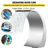 Stainless Steel Pool Fountain 17.7 x 11.8 x 23.6 inches Pool Fountain Silver Pool Fountains for In V952-PQSBJPJYCHGPT0001V0