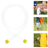 4-Pack Garden Sprayer Replacement Hoses, Transparent PP Soft Tubes, and Frost-Resistant for Outdoor V1369-AZ3-W-25327