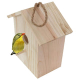 Birdhouse Bird Feeder Wooden Hanging Nest Box Outdoor Window Cage with Suction Cups V1294-YM0718-10126708