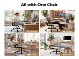 Artiss Executive Office Chair Mid Back White OCHAIR-G-7023-WH