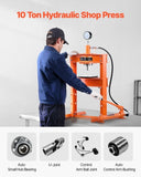 VEVOR 10 T Hydraulic Shop Press Hydraulic Press with Press Plate for Bending V952-YYYBSQCJYLJTRQRXFV0