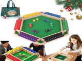 Shut The Box-Wooden Dice Board Game, Funny Shut The Box Game 2-4 Player, Board Games Gift for V1189-LWWAL-20260325-00284
