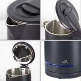 0.8L Electric Kettle Matt Black With Light Design V959-DKTL0046