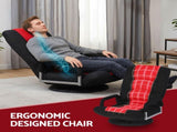 Artiss Floor Gaming Chair with 360 Swivel, 6-Position Backrest for Gaming FLOOR-SBL-GAME-FA-BKRD
