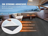 Boat Flooring, EVA Foam Boat Decking 94.5" x 23.6", Non-Slip Self-Adhesive Flooring, 15.5 sq.ft V952-CBZZFHPMDDSHB8RTKV0