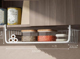 Under Shelf Storage Basket Multipurpose All Metal Under Shelf Wire Basket for Kitchen Office Pantry V1294-YM0706-3117230154814