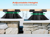 Deck Blocks 8 PCS, 2200 lbs / 997.90 kg Load Capacity Deck Support Plastic Pedestal Paver, Raising V952-SKCZCJZSKC606IPRZ001V0