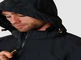 Caterpillar Mens Waterproof Zip Jacket w Hood Chinook CAT Winter Ski in Black - 3XL V563-1310017-016_BLK-3XL