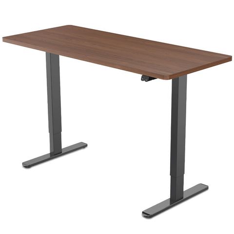 Fortia Sit To Stand Up Standing Desk, 140x60cm, 72-118cm Electric Height Adjustable, 70kg Load, V219-ADKSSTFOWLBK4A