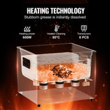 15L Ultrasonic Cleaner Cleaning Machine with Basket Heater and Timer 360W V952-HGKCSBQXJ15LJ18FFV3