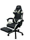 Gaming Chair With Headrest and Foot Rest - Black V957-SDGABLGASN3494S