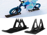 Kids Balanced Scooter Skis Stand Parking Rack Snowboard Equipment for Winter Skiing Black V1294-YM0718-3111200308611