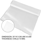 Greenhouse Film, Greenhouse Polyethylene Film 20x28 ft Greenhouse Plastic V952-PEWSM2028FT000001V0
