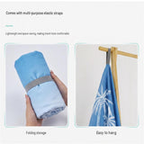 2 pack Quick Dry Microfiber Surf Poncho Towel- Hooded Changing Robe with Zipper V888-ELOSUNG56320-4