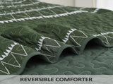 Elegant Quilted Bedspread and Pillowcases Set Perfect for a Luxe Bedroom Feel - Queen size V745-MAC090443Q13U