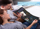 80 Pages Photo Album 160 Photos, DIY Scrapbook with PU Leather Cover, Replaceable Inner Pages V1237-ZY-917-023