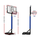 Everfit 3.05M Basketball Hoop Stand System Adjustable Height Portable Pro Blue BAS-HOOP-305-BL