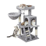 Floofi 104cm Plush Cat Condo Cat Tree Light Grey V227-3331641023080