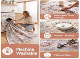 Artiss 80 x 180 cm Runner Rugs For Living Room No Heavy Rubber Crease-Free Foldable Design For FLR-2845-80X180-BLOG