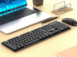 Computer Keyboard With Ergonomic Keys For Seamlessly Typing On Desktop And Laptop V1192-AZ-W-23697
