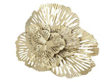 Metal Wall Decor Modern Stylish Triangular Ginkgo Flower Iron 3D Wall Sculpture for Living Room V1294-YM0626-3115220150212