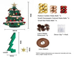 Jingle Jollys Paper Christmas Tree 61 CM w/ Star Topper Xmas Decor Tabletop Green DIY Ornament Set PAPER-TABLE-TR-53-GN