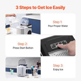 Portable Countertop Ice Maker 26Lbs/24H Self-Cleaning with Scoop Basket V952-ZDBTMSZBJMIN1R5BMV3
