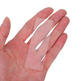 Concave Glass Slides White for Lab Use, Stable and Firm, 50Pcs V1192-AZ-W-25128