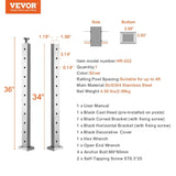 VEVOR Cable Railing Post Level Deck Stair Post 36 x 0.98 x 1.97" Cable Handrail Post Stainless Steel V952-LGZYY91.42.551C3JV0