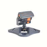 1 garden sprinkler with 16 nozzles, 180&deg rotating adjustable head, automatic irrigation system, wide V1102-HEPT-001