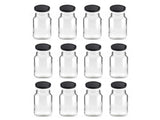 12x 500ml Flint Glass Jars Twist Lids - Round Food Storage Preserving Jar V238-SUPDZ-39259095597136