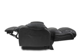 Recliner Lift Heat Massage Armchair Sofa Leather 2 Motor Chair Black V755-SCLC-8301B-2