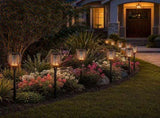 10 Pack Solar Torch Lights 96 LED Flickering Lighting Dancing Flame Garden Lamp V63-825821