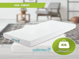 Single Green Tea Memory Foam Mattress Cooling Comfort with CertiPUR-US Certified Foam V63-826521