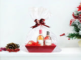Empty Gift Basket with Handles Sturdy Tray Wine Gift Basket Party Favors Basket for Graduation V1294-YM0521-230707HL02-4