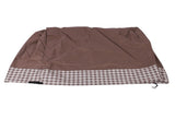4FT Firewood Rack Cover 600D Oxford Cloth Waterproof Grid Log Pile Holder Cover for Outdoor Indoor V1294-YM0901-3111240074811